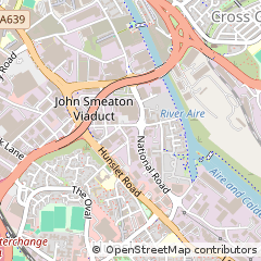 Map of Leeds, West Yorkshire