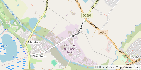 Map of Northwich, Cheshire