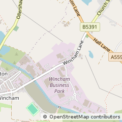 Map of Northwich, Cheshire