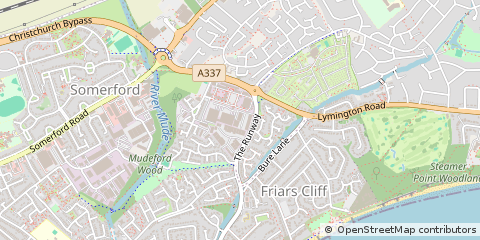 Map of Christchurch