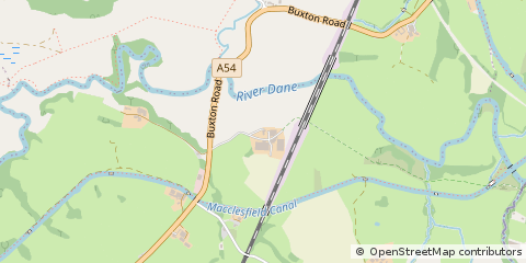 Map of Congleton, Cheshire