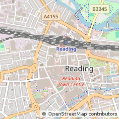 Map of Reading, Berkshire