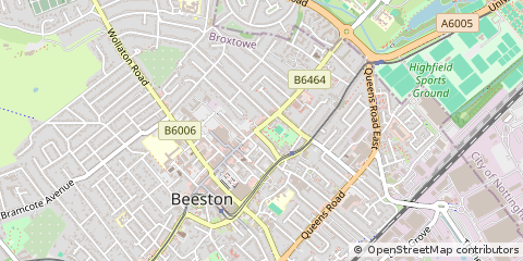 Map of Nottingham