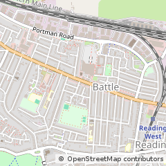 Map of Reading, Berkshire