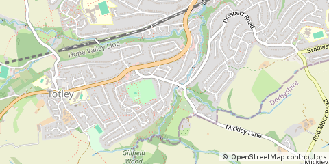 Map of Sheffield