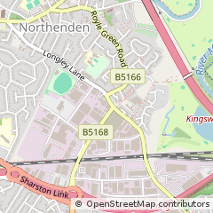 Map of Manchester, Lancashire