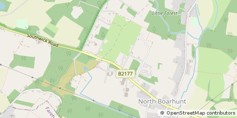 Map of Fareham, Hampshire