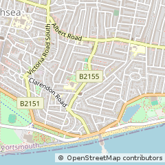 Map of Southsea, Hampshire