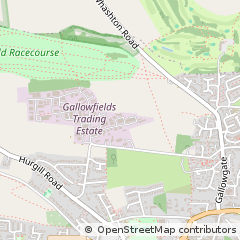 Map of Richmond, North Yorkshire