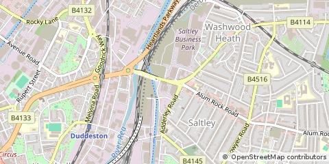 Map of Birmingham