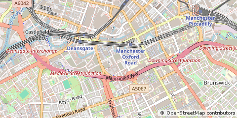 Map of Manchester