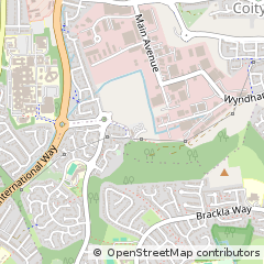 Map of Bridgend