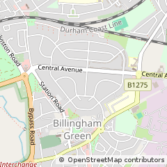 Map of Billingham