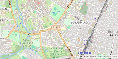 Map of Cambridge
