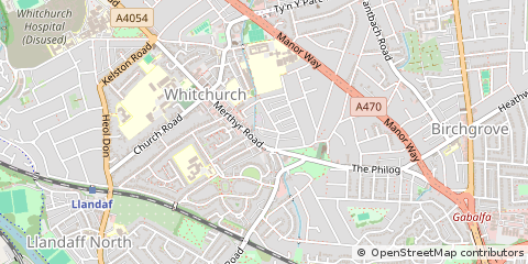 Map of Cardiff