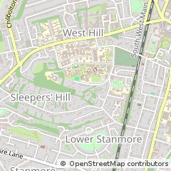 Map of Winchester