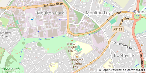 Map of Northampton