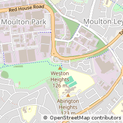 Map of Northampton