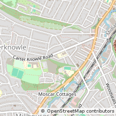 Map of Sheffield