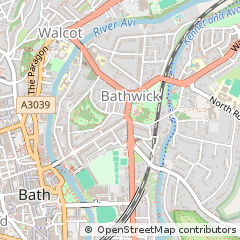 Map of Bath, Avon
