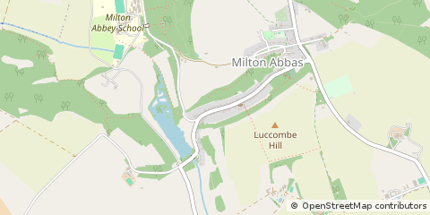 Map of Blandford Forum, Dorset