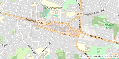 Map of Bexleyheath, Kent