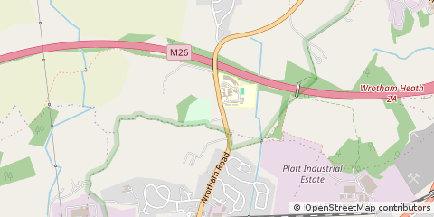 Map of Aylesford, Kent
