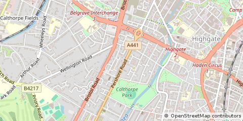 Map of West Midlands