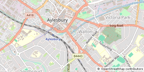Map of Aylesbury, Buckinghamshire