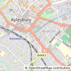 Map of Aylesbury, Buckinghamshire