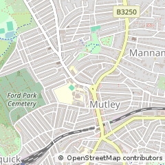 Map of Plymouth, Devon