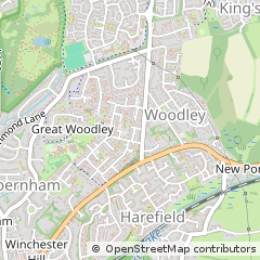 Map of Romsey, Hampshire