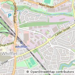 Map of Coatbridge, Lanarkshire