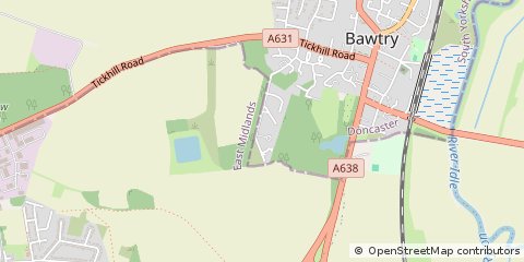 Map of Doncaster