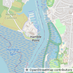 Map of Hamble, Hampshire