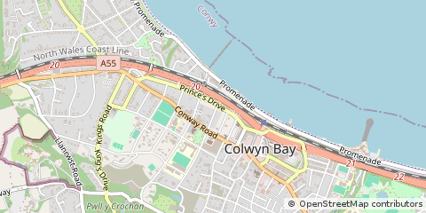 Map of Colwyn BAY