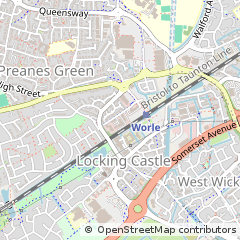 Map of Weston-Super-Mare