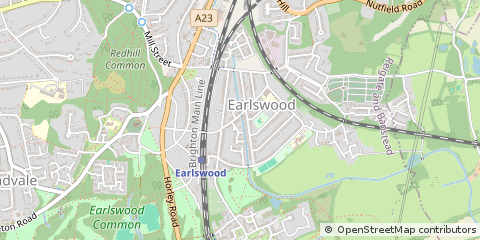 Map of Redhill