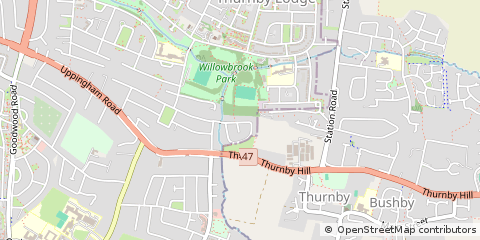 Map of Leicester