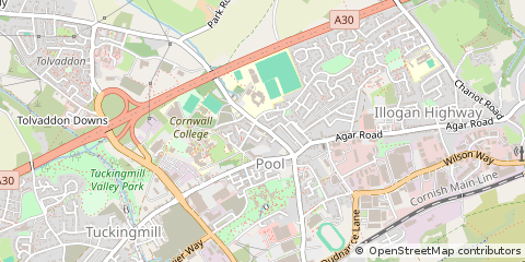 Map of Redruth
