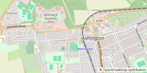 Map of Northumberland