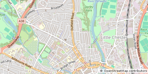 Map of Derby