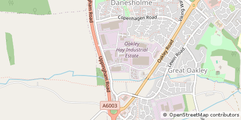 Map of Corby