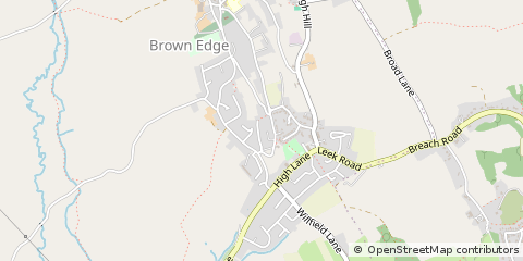 Map of Stoke-on-Trent, Staffordshire