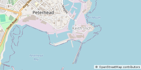 Map of Peterhead