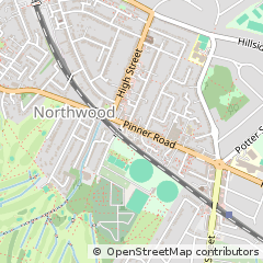 Map of Northwood, Middlesex