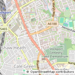 Map of Stockport