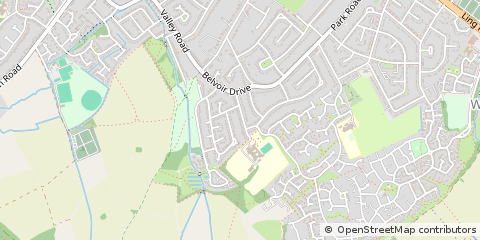 Map of Loughborough, Leicestershire