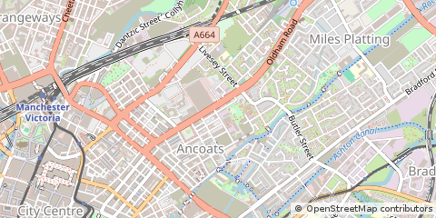 Map of Manchester
