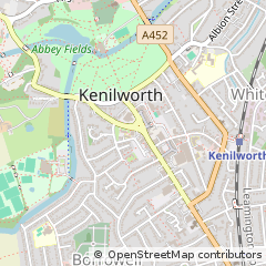 Map of Stratford-Upon-Avon, Warwickshire